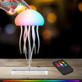 Jellyfish Night Light With Remote Control Rechargeable RGB Gradient Jellyfish Bedside Lamp  For Christmas Gifts